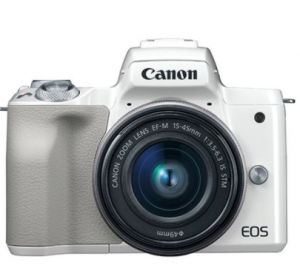 캐논 EOS M50 미러리스카메라 흰색제품